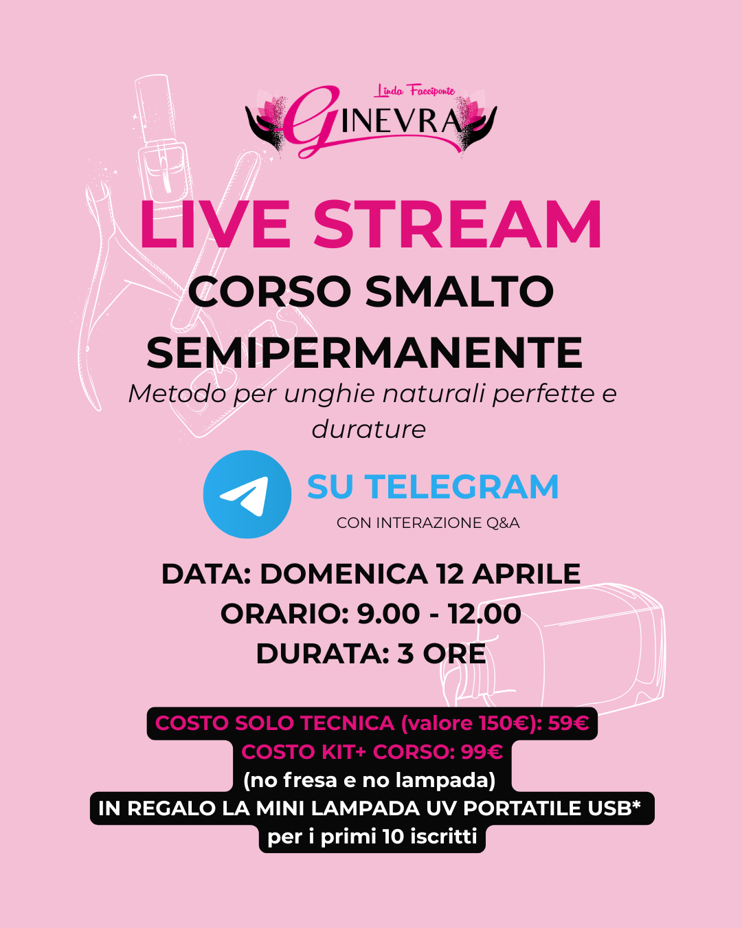 Masterclass Smalto Semipermanente 12 APRILE