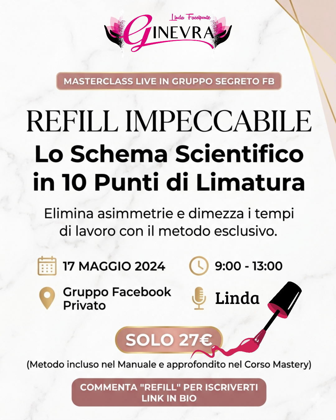Masterclass Live: Refill Impeccabile (Lo Schema Scientifico in 10 Punti)